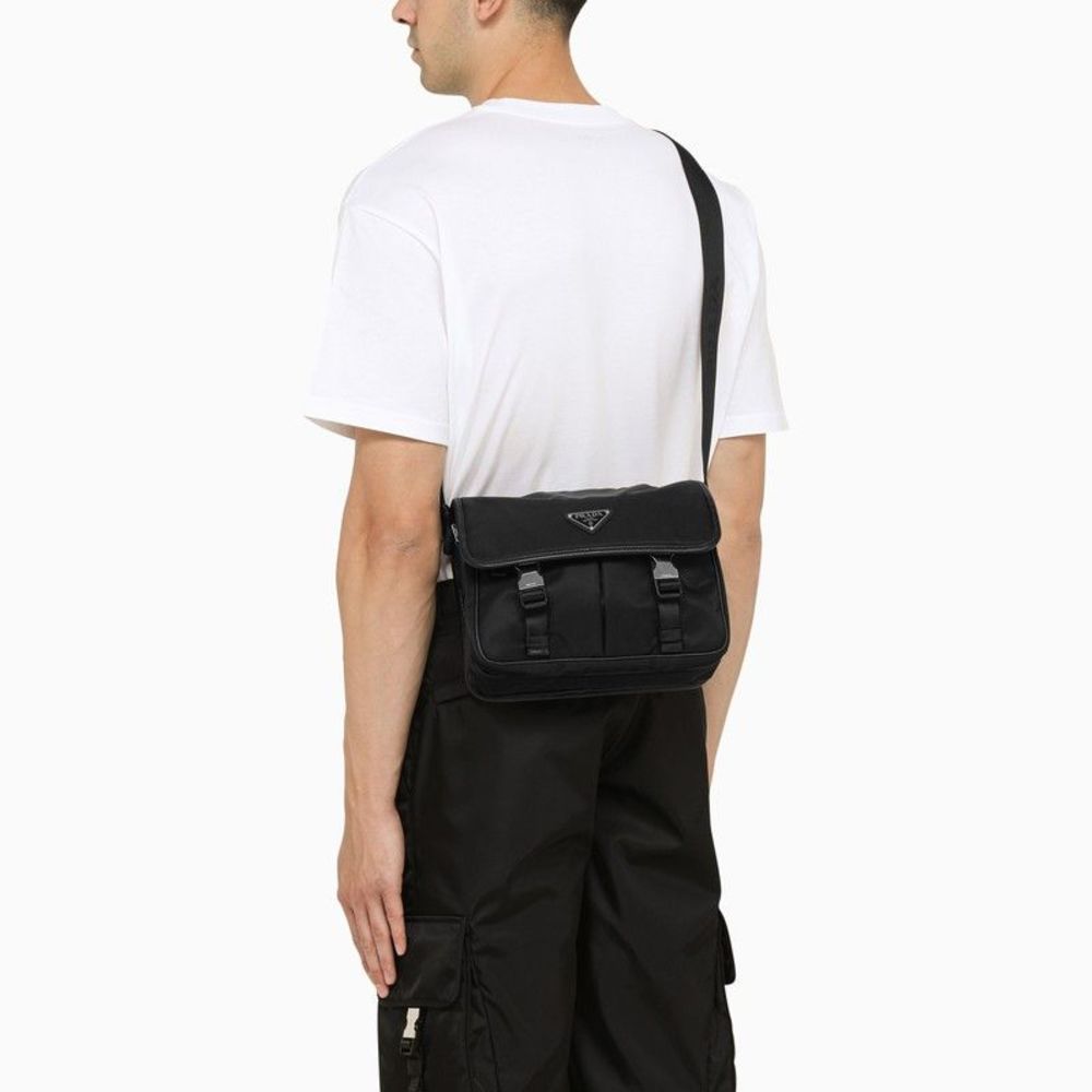 Prada Black Re-Nylon Messenger Bag - Picture 2 of 6